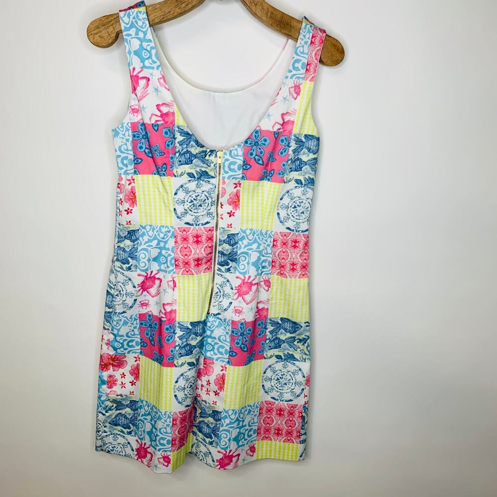 Patchwork Sleeveless Dress - Picture 6 of 11